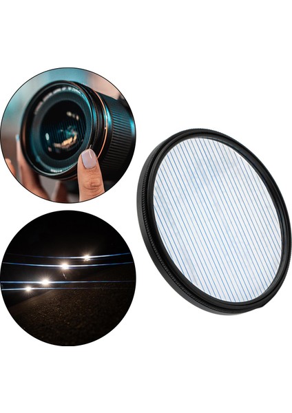 Mavi Gökkuşağı Çizgisi Filtresi Optik Cam Kamera Aksesuarları 82 mm. Mavi Çizgi (Yurt Dışından) modelleri