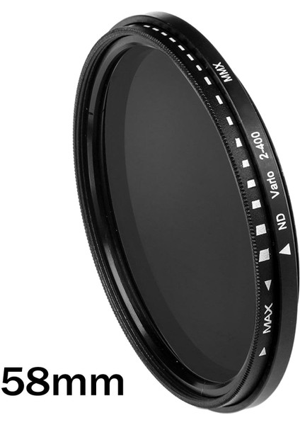Profesyonel - ND400 Değişken Filtre Çok Kaplamalı Lens 58 mm. (Yurt Dışından) modelleri