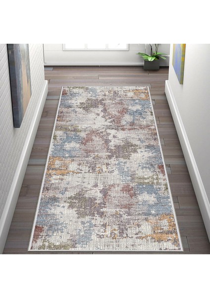 Dekoratif Özel Tasarım Kaydırmaz Taban Ince Yıkanabilir Yolluk