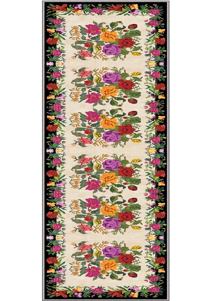 Dekoratif Özel Tasarım Kaydırmaz Taban Ince Yıkanabilir Yolluk fiyatları