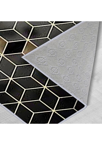 Dekoratif Özel Tasarım Kaydırmaz Taban Ince Yıkanabilir Yolluk modelleri