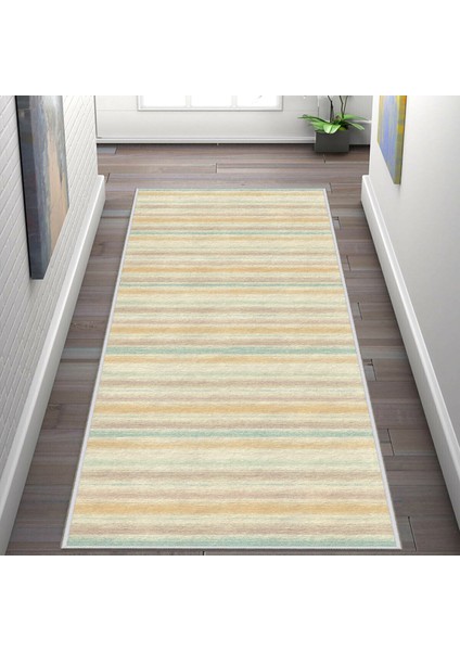 Dekoratif Özel Tasarım Kaydırmaz Taban Ince Yıkanabilir Yolluk