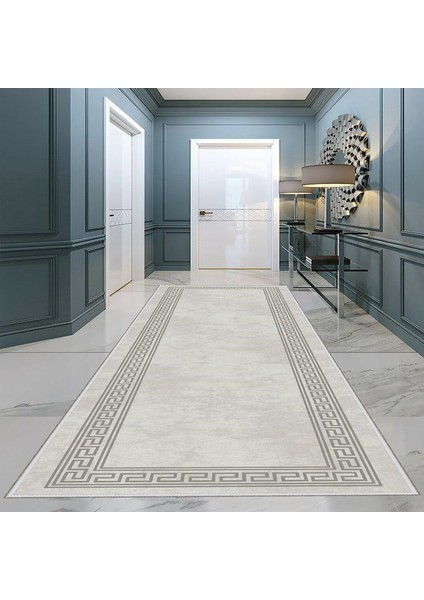 Dekoratif Özel Tasarım Kaydırmaz Taban Ince Yıkanabilir Yolluk