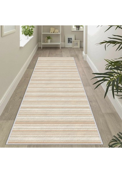 Dekoratif Özel Tasarım Kaydırmaz Taban Ince Yıkanabilir Yolluk