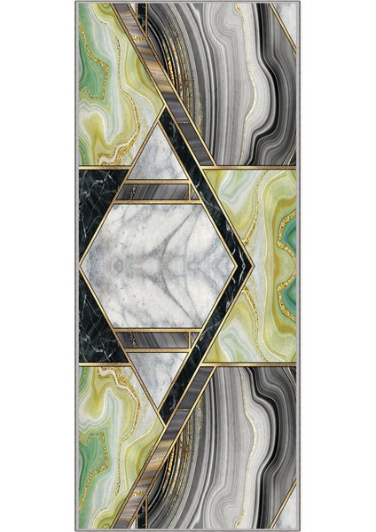 Dekoratif Özel Tasarım Kaydırmaz Taban Ince Yıkanabilir Yolluk fiyatları