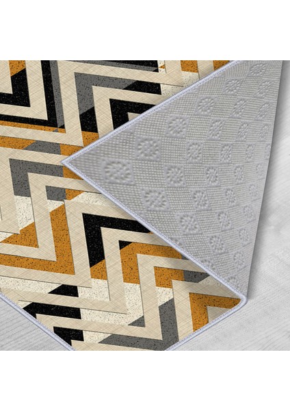 Dekoratif Özel Tasarım Kaydırmaz Taban Ince Yıkanabilir Yolluk modelleri