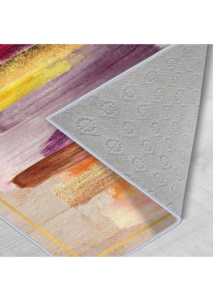 Dekoratif Özel Tasarım Kaydırmaz Taban Ince Yıkanabilir Yolluk modelleri