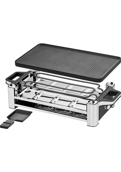 Lono Raclette Izgara, Raclette 8 Kişilik, 1500 W, Mat Paslanmaz Çelik indirimleri