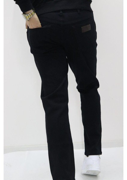 W12S016100 Erkek Siyah Texas Slim Jean Pantolon