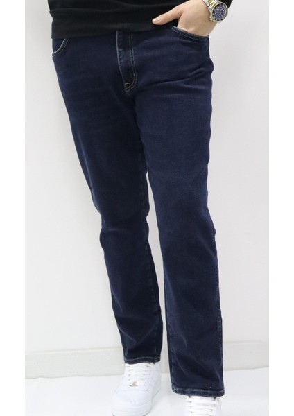 W12S001397 Erkek Lacivert Texas Slim Jean Pantolon