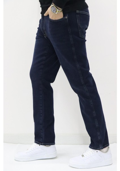 W12S001397 Erkek Lacivert Texas Slim Jean Pantolon fiyatları