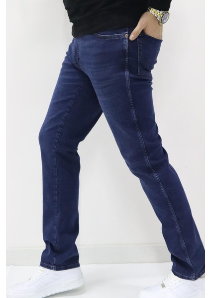 W12SCV39X Erkek Lacivert Kot Pantolon