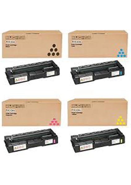Ricoh SP-C252 4 Renk Takım Muadil Toner SP-C252DN