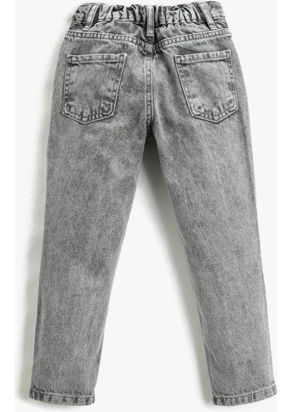 Mom Jean Kot Pantolon Rahat Kesim