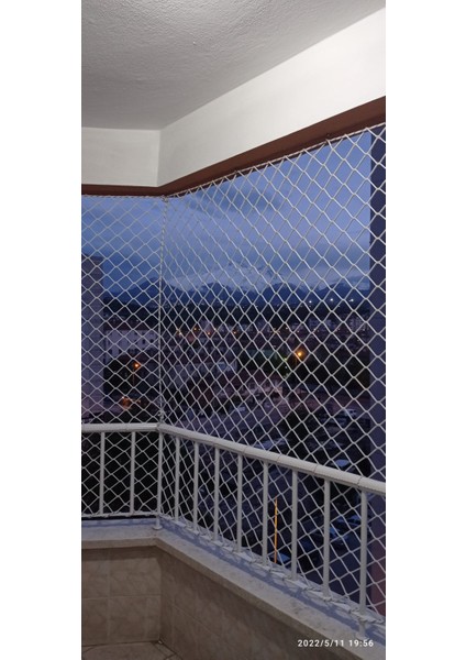 6 mm Kalınlıkta 5x5 Göz Aralığı 1x1 Metre Kedi ve Çocuk Emniyet Filesi fırsatları