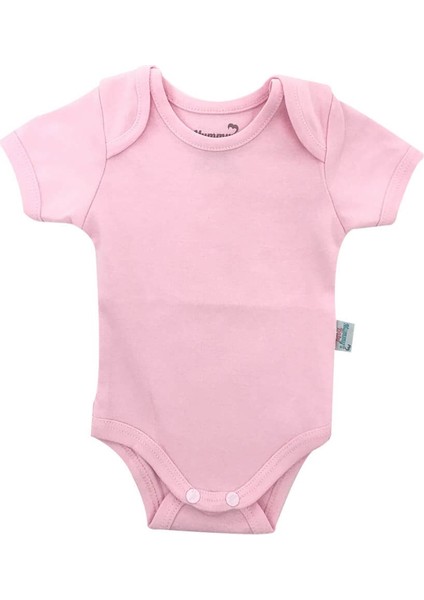 Kısa Kol Body Pembe