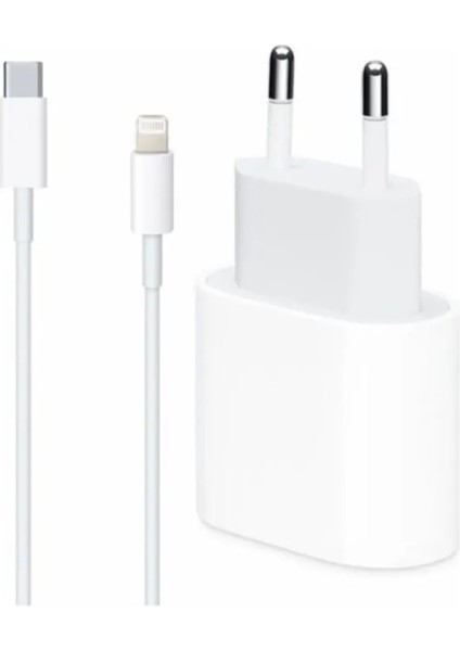 Apple iPhone Tüm Serilerle Uyumlu Hızlı Şarj Aleti Kablo Adaptör Set indirimleri