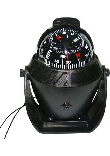 Tekne Dümenci Pusulası Işıklı Pusula Siyah 12V