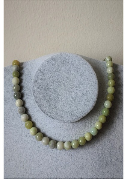 8 mm Zebercet Doğaltaş Kolye