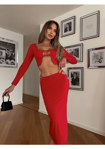 Layana Set - Kırmızı