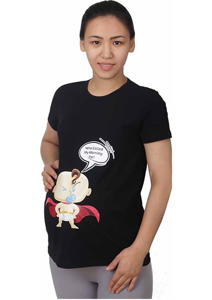Hamile Tişört Moomy Fat Siyah fiyatları