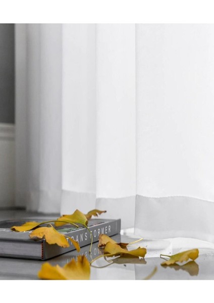 Taç, Saten Kalın Işık Geçirmez Güneşlik, Sık, Yeni Moda, Sezon, Ütü Istemez, Perde Kar Beyaz 300X200 fırsatları