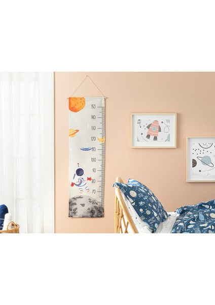 Galaxy Askılı Çocuk Boy Ölçer Bej