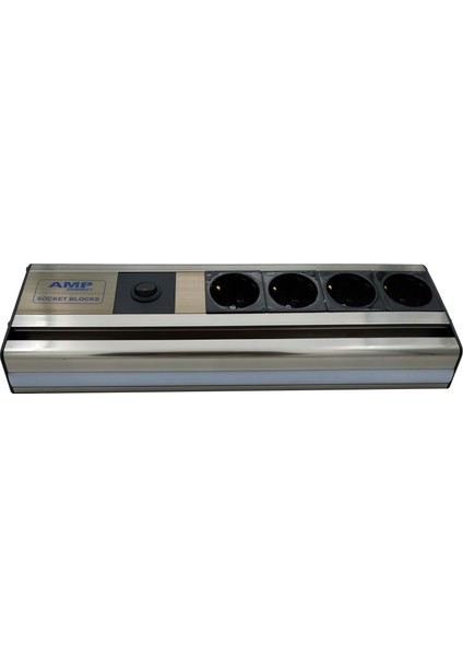 Connect Mutfak Tezgah Dolap Altı 32 cm Alttan Led Aydınlatmalı 4'lü Bronz