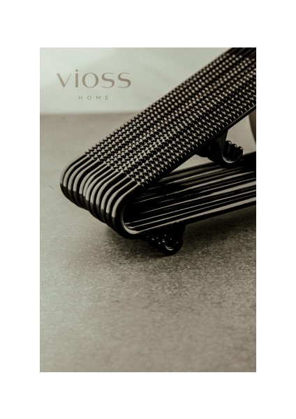 12 Adet Kıyafet ve Elbise Askısı Siyah fırsatları