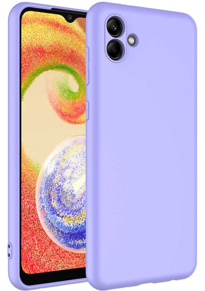 Samsung Galaxy A04 Kılıf Içi Süet Renkli Mara Lansman Silikon