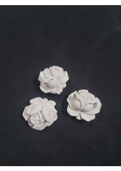 3 Lü Minik Gül Çiçek Seti 3X2CM