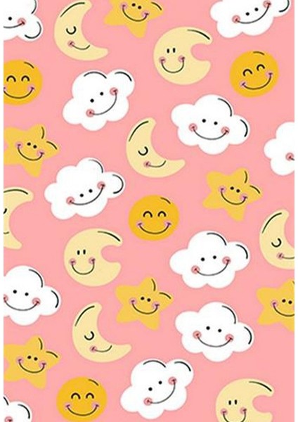 Çocuk Odası Halısı Pembe Sarı Yolluk Kaymaz Yuvarlak Oval Kesme Ince Yıkanabilir Halı fiyatları