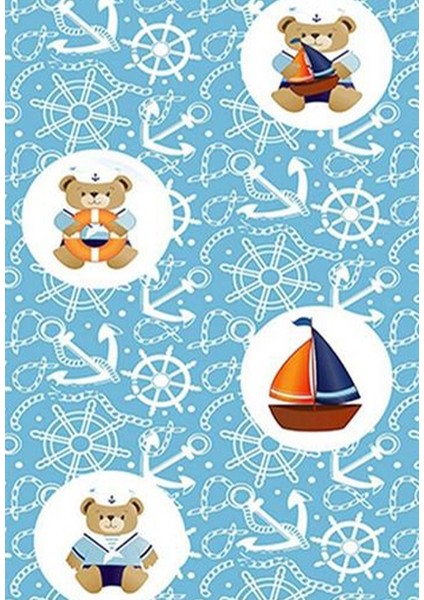 Çocuk Odası Halısı Mavi Beyaz Erkek Yolluk Kaymaz Yuvarlak Oval Kesme Ince Yıkanabilir Halı fiyatları