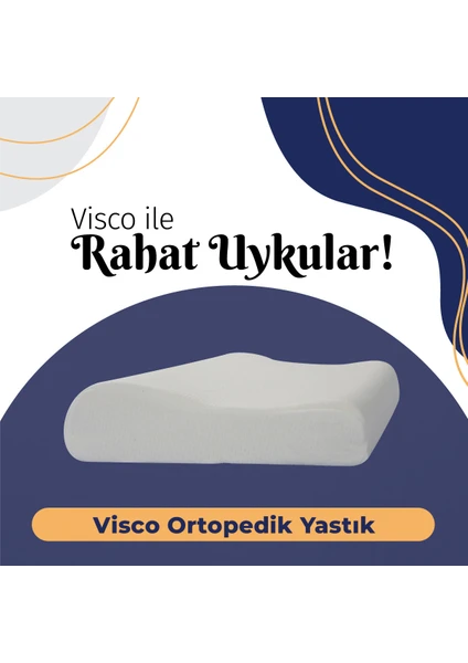 Soub Sleep 21 Boyun Destekli Ortopedik Visco Yastık