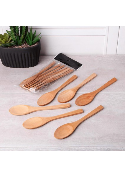 Dinç Avm Bambu Ahsap 6'lı Kaşık (17CM) fiyatları