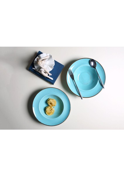 Seasons Turkuaz Çukur Tabak 26 cm