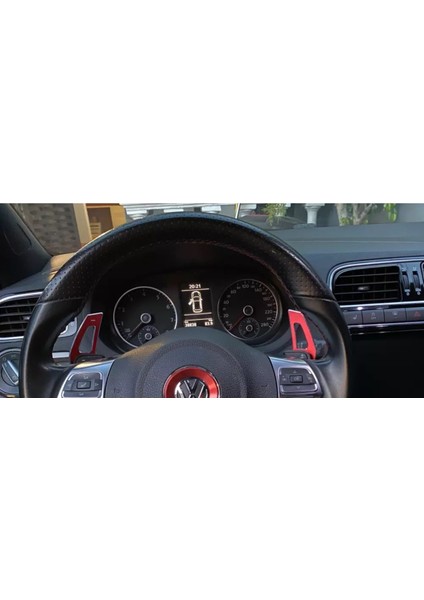 Passat B7 F1 Paddle Shifter Kulakçık Kırmızı Renk