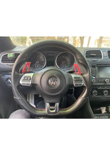 Passat B7 F1 Paddle Shifter Kulakçık Kırmızı Renk