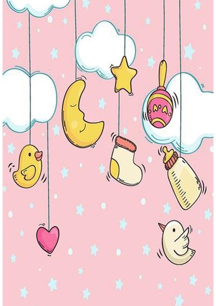 çocuk Odası Halısı Pembe Sarı Kız Yolluk Kaymaz Yuvarlak Oval Kesme Ince Yıkanabilir Halı fiyatları