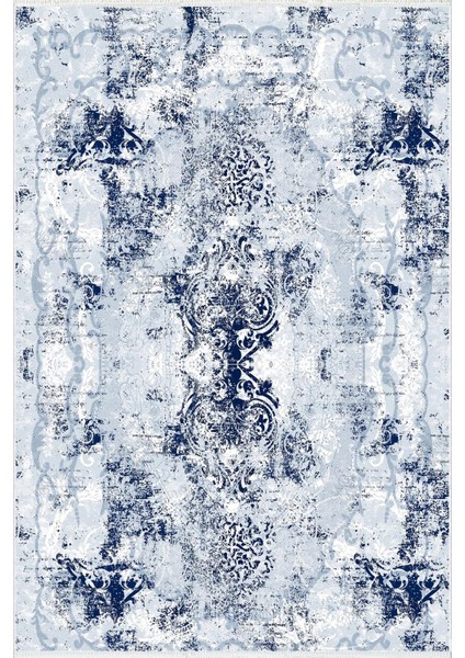 çocuk Odası Halısı Lacivert Yolluk Kaymaz Yuvarlak Oval Kesme Ince Yıkanabilir Halı fiyatları