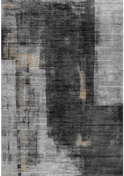 çocuk Odası Halısı Gri Siyah Yolluk Kaymaz Yuvarlak Oval Kesme Ince Yıkanabilir Halı fiyatları