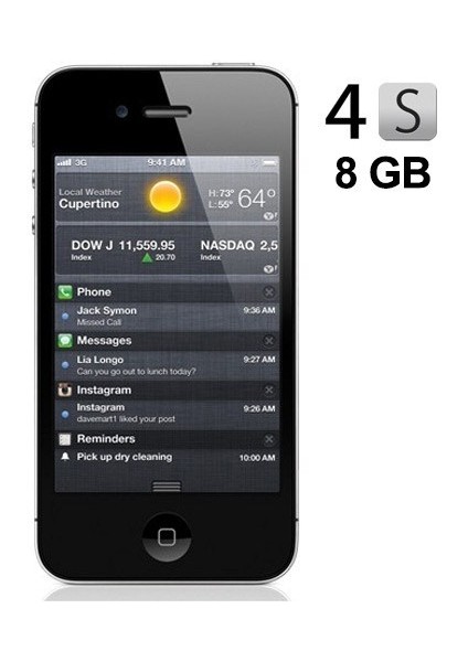 iPhone 4S 8 GB ( Siyah )