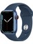 Watch Series 7 Gps + Cellular, 41MM Mavi Alüminyum Kasa ve Mavi Spor Kordon - MKHU3TU/A 1
