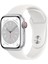 Watch Series 8 Gps + Cellular 45MM Silver Aluminium Case With White Sport Band - Regular MP4J3TU/A 1