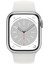 Watch Series 8 Gps + Cellular 45MM Silver Aluminium Case With White Sport Band - Regular MP4J3TU/A 2