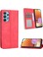 Samsung Galaxy A32 4g Için Otomatik Emilmiş Manyetik Vintage Stil Cüzdan Stand Telefon Kılıfı Kapak (Yurt Dışından) 1
