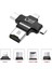 Gn-24 Otg 4 In 1 Micro USB Flash Disk Type C Mikro Sd Kart Okuyucu Ios iPhone Android 3