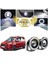 Ford Tourneo Courier Uyumlu, Universal Mercekli LED Angel Sis Farı, 76MM Beyaz Renk 1