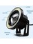 Citroën Nemo Uyumlu, Universal Mercekli LED Angel Sis Farı, 76MM Buz Mavi Renk 4