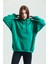 Pamuklu Oversize Kapüşonlu Sweatshirt 1